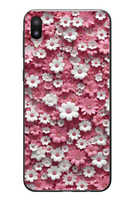 Le Balvo Samsung Galaxy M31 Uyumlu Beyaz Pembe Papatyalar Baskılı Silikon Kılıf
