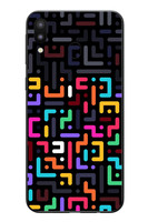 Le Balvo Samsung Galaxy M31 Uyumlu Renkli Karışık Çizgiler Baskılı Silikon Kılıf