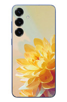 Le Balvo Samsung Galaxy S25 Plus Uyumlu Sarı Çiçek Baskılı Silikon Kılıf