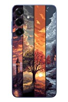 Le Balvo Samsung Galaxy S25 Plus Uyumlu Sonbahar İlkbaharım Baskılı Silikon Kılıf