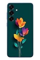 Le Balvo Samsung Galaxy S25 Plus Uyumlu Modernizimin Çicekleri Baskılı Silikon Kılıf