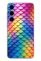 Le Balvo Samsung Galaxy S24 Plus Uyumlu Gökkuşağı Renkleri Baskılı Silikon Kılıf