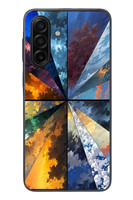 Le Balvo Samsung Galaxy A17 Uyumlu Mevsim Geçişleri Baskılı Silikon Kılıf