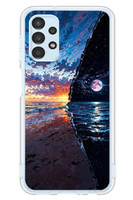 Le Balvo Samsung Galaxy A13 Uyumlu Deniz Günbatımı Baskılı Silikon Kılıf