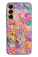 Le Balvo Samsung Galaxy A16 Uyumlu Çiçek Bükleleri Baskılı Silikon Kılıf