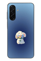 Le Balvo Samsung Galaxy A26 Uyumlu Çiçekli Tavşan Baskılı Silikon Kılıf