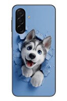 Le Balvo Samsung Galaxy A26 Uyumlu Sibirya Kurdu Baskılı Silikon Kılıf