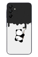Le Balvo Samsung Galaxy A15 Uyumlu Boyacı Panda Baskılı Silikon Kılıf