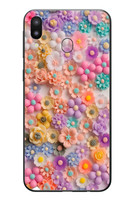 Le Balvo Samsung Galaxy M31 Uyumlu Çiçek Bükleleri Baskılı Silikon Kılıf