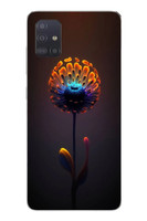 Le Balvo Samsung Galaxy A51 Uyumlu Büyülü Çiçek Baskılı Silikon Kılıf