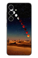 Le Balvo Samsung Galaxy S24 Uyumlu Ayın Geçişi Baskılı Silikon Kılıf