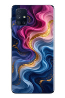 Le Balvo Samsung Galaxy M51 Uyumlu Renk Katranı Baskılı Silikon Kılıf
