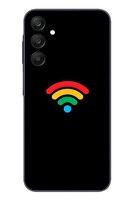 Le Balvo Samsung Galaxy A25 Uyumlu Wifi Simgesi Baskılı Silikon Kılıf