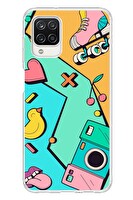 Le Balvo Samsung Galaxy A12 Uyumlu Paten Gençlik Baskılı Silikon Kılıf