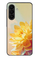 Le Balvo Samsung Galaxy A27 Uyumlu Sarı Çiçek Baskılı Silikon Kılıf