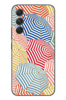 Le Balvo Samsung Galaxy A54 Uyumlu Şemsiyeler Baskılı Silikon Kılıf