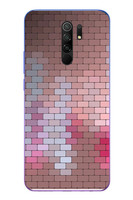 Le Balvo Redmi 9 Uyumlu Renkli Duvar Baskılı Silikon Kılıf