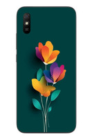Le Balvo Redmi 9A Uyumlu Modernizimin Çicekleri Baskılı Silikon Kılıf