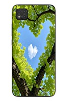 Le Balvo Redmi 9C Uyumlu Kalpli Ağaç Baskılı Silikon Kılıf