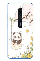 Le Balvo Redmi 8 Uyumlu Sallanan Panda Baskılı Silikon Kılıf
