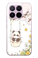 Le Balvo Xiaomi 17T Uyumlu Sallanan Panda Baskılı Silikon Kılıf