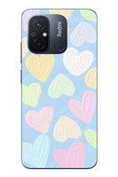 Le Balvo Redmi 12C Uyumlu Kalpler Baskılı Silikon Kılıf