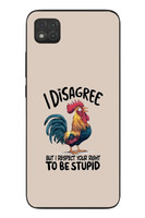 Le Balvo Redmi 9C Uyumlu I Disagree Baskılı Silikon Kılıf
