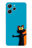 Le Balvo Redmi 12 Uyumlu Kedi Uyarısı Baskılı Silikon Kılıf