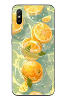 Le Balvo Redmi 9A Uyumlu Limonlar Pastel Baskılı Silikon Kılıf