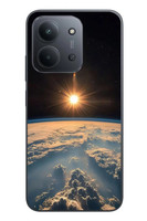 Le Balvo Redmi 15C Uyumlu Uzay Günbatımı Baskılı Silikon Kılıf