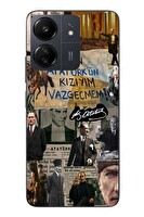 Le Balvo Redmi 13C Uyumlu Ben Atatürk Kızıyım Baskılı Silikon Kılıf