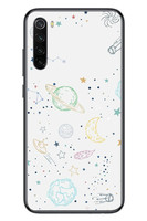 Le Balvo Redmi Note 8 Uyumlu Uzay Yolculuğu Baskılı Silikon Kılıf