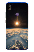 Le Balvo Redmi Note 7 Uyumlu Uzay Günbatımı Baskılı Silikon Kılıf
