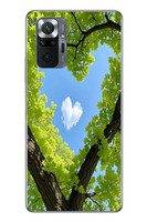 Le Balvo Redmi Note 10 Uyumlu Kalpli Ağaç Baskılı Silikon Kılıf