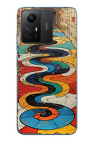Le Balvo Redmi Note 12S Uyumlu Renk Duvarı Baskılı Silikon Kılıf