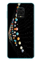 Le Balvo Redmi Note 9s Uyumlu Gezegenlerin Dansı Baskılı Silikon Kılıf