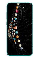 Le Balvo Redmi Note 8 Pro Uyumlu Gezegenlerin Dansı Baskılı Silikon Kılıf