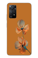 Le Balvo Redmi Note 11E Uyumlu Hibüskus Çiçeği Baskılı Silikon Kılıf