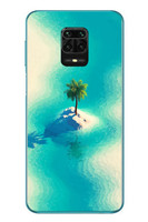 Le Balvo Redmi Note 9s Uyumlu Adada Palmiye Baskılı Silikon Kılıf