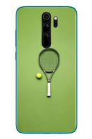 Le Balvo Redmi Note 8 Pro Uyumlu Tenis Raketi Baskılı Silikon Kılıf
