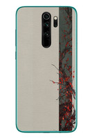 Le Balvo Redmi Note 8 Pro Uyumlu Sade Sonbahar Sarmaşık Baskılı Silikon Kılıf