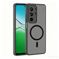 Başkenttekno Xiaomi Redmi 15 Uyumlu Kılıf Mat Magsafe Şarj Hassas Butonlu Yumuşak Kenarlı Premium Babet Kapak Siyah 