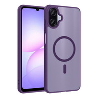 Başkenttekno Samsung Galaxy A07 Kılıf Mat Magsafe Şarj Hassas Butonlu Renkli Yumuşak Kenarlı Premium Babet Kapak