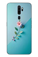 Le Balvo Oppo A5 2020 Uyumlu Çiçeğin Pembesi Baskılı Silikon Kılıf