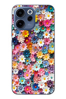Le Balvo Oppo Reno 15F Uyumlu Pastel Çiçekler Baskılı Silikon Kılıf