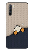 Le Balvo Oppo Reno 3 Uyumlu Şaşkın Ördek Baskılı Silikon Kılıf