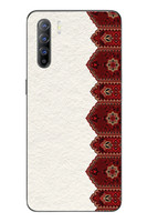 Le Balvo Oppo Reno 3 Uyumlu Halı Köşesi Baskılı Silikon Kılıf