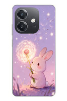 Le Balvo Oppo A3 Uyumlu Büyülü Tavşan Baskılı Silikon Kılıf