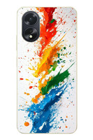 Le Balvo Oppo A38 Uyumlu Renk Skalası Baskılı Silikon Kılıf