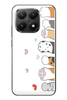 Le Balvo Xiaomi Mi 15T Uyumlu Kedi Harekatı Patileri Baskılı Silikon Kılıf
